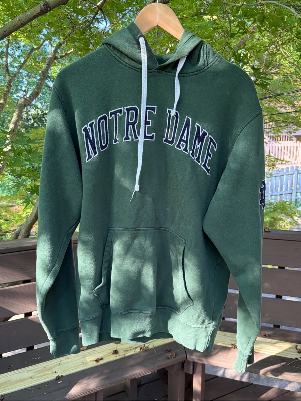 League Green Notre Dame Hoodie